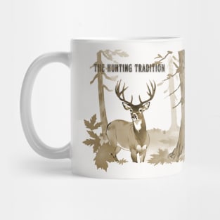 The Hunting Tradition - Sepia Deer Mug